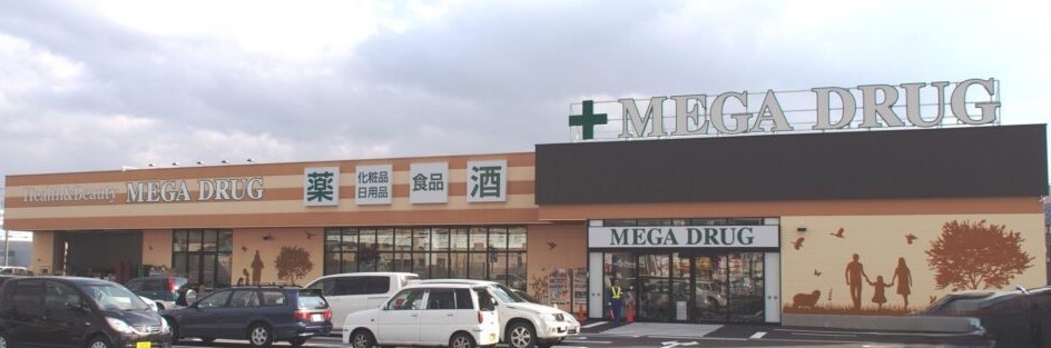 ドラックストア　メガ城東北店（ドラッグストア）まで800m