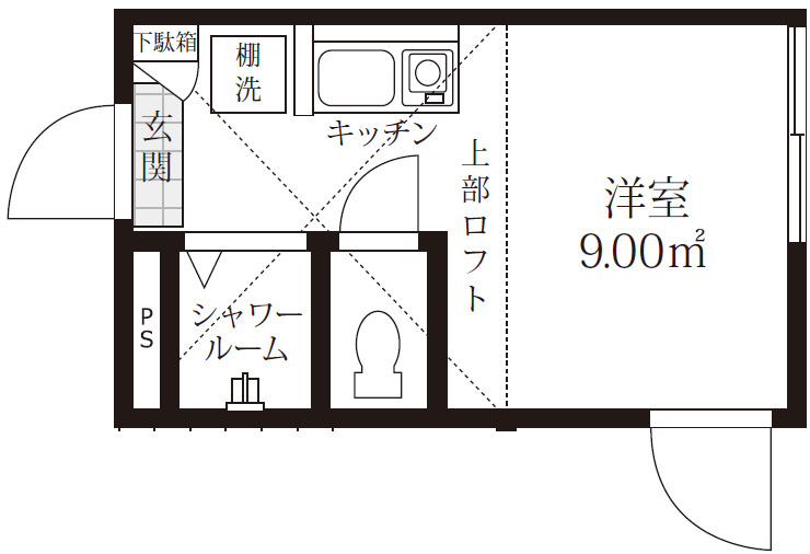 カーサダリアの間取り写真