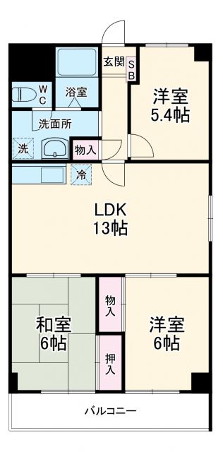 PLENDY北小金の間取り写真
