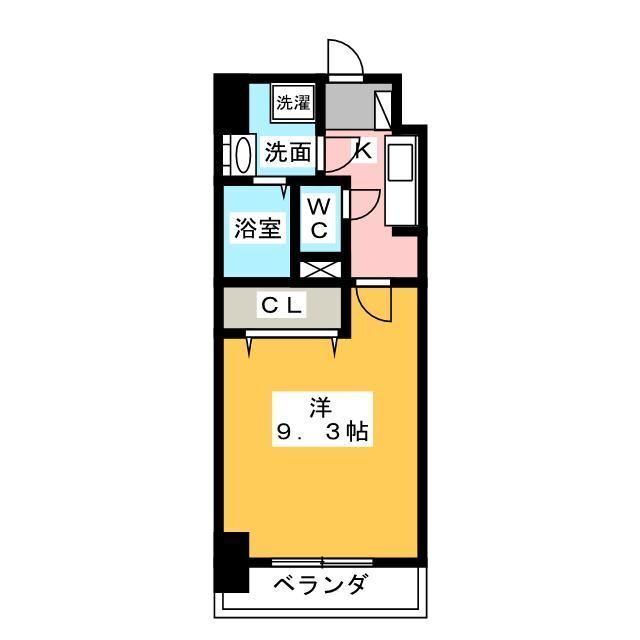 ザックス静岡駅前の間取り写真