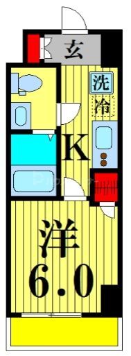 GENOVIAお花茶屋skygardenの間取り写真