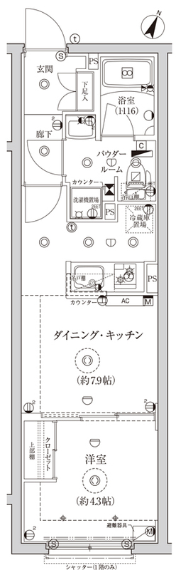 CREATIF池袋の間取り写真