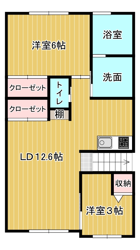 ヴィラフェリシア西城北の間取り