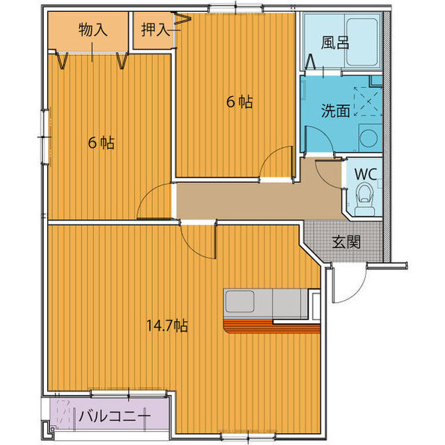 サンウェルの間取り