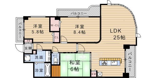 イーグル山手の間取り