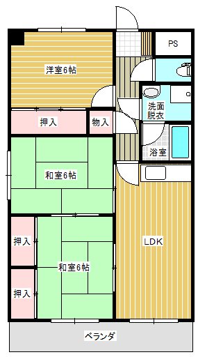 メゾンポプラの間取り