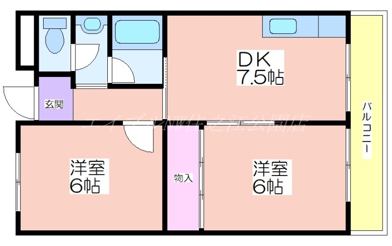 メゾン南加賀屋の間取り