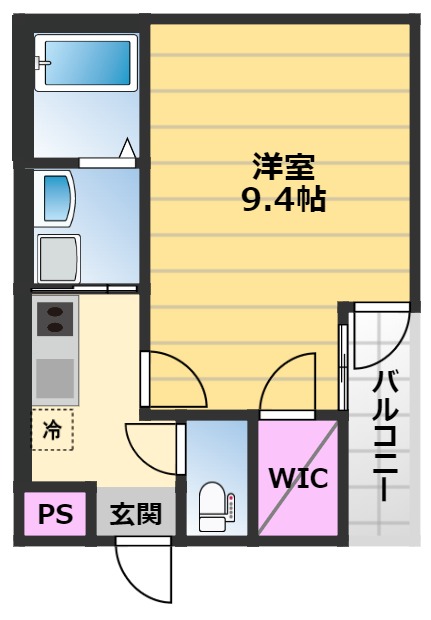 フジパレス鳳中町1番館の間取り