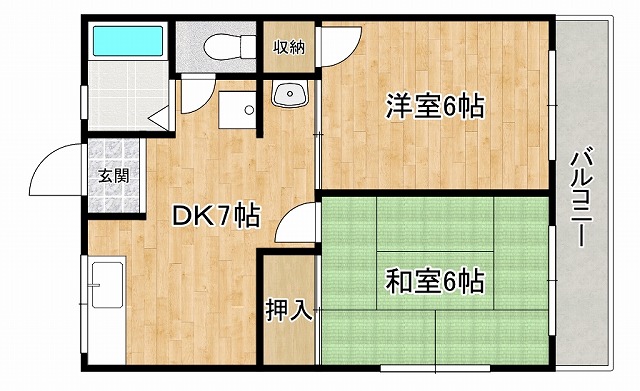 シティハイム高橋Ｃ棟の間取り