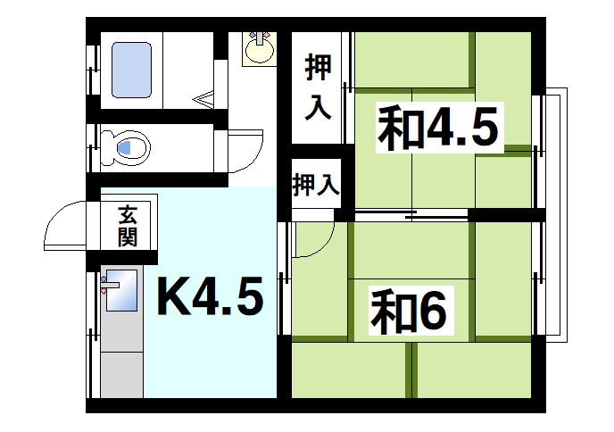 泉屋荘の間取り