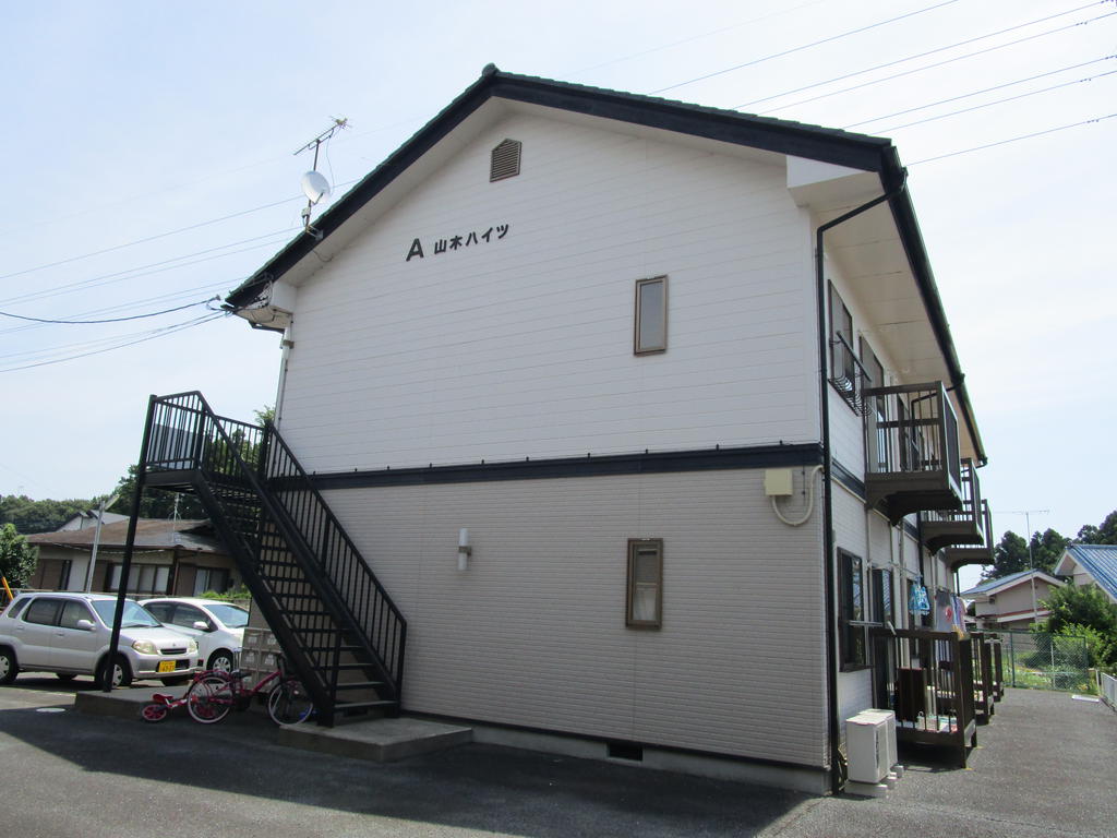 ひたちなか市大字津田のアパートの建物外観