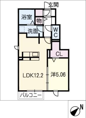 クレスト　IIの間取り