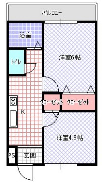 レジデンストモエの間取り