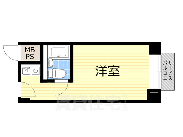 堺市堺区竜神橋町のマンションの間取り