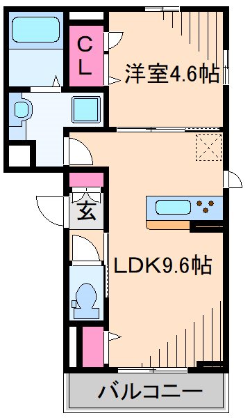 【D Paina綱島西の間取り】