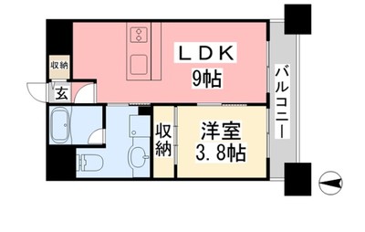 ヴァレーレ県庁前の間取り