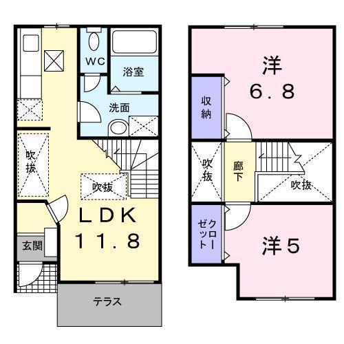 サンリット幕山の間取り