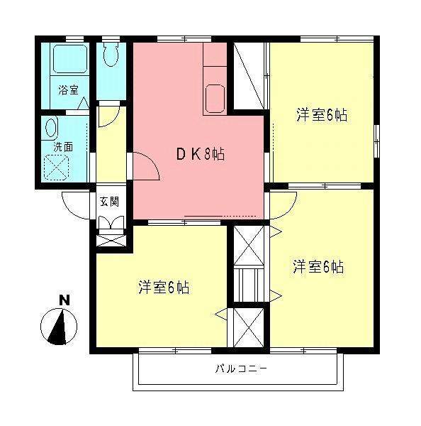 サーフコート湘南Ｂの間取り