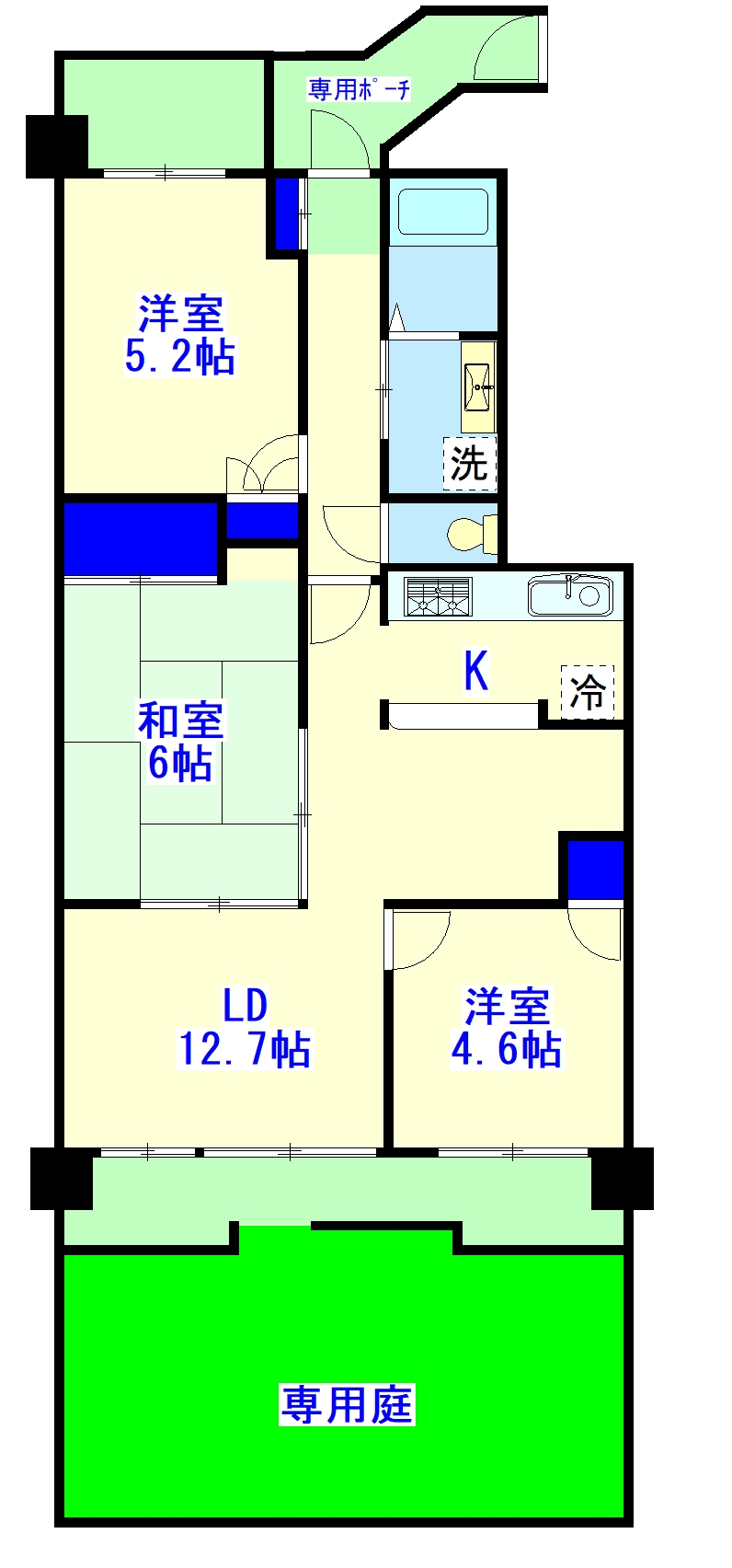 浦安市美浜のマンションの間取り