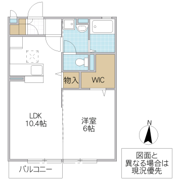 メルシー Dの間取り