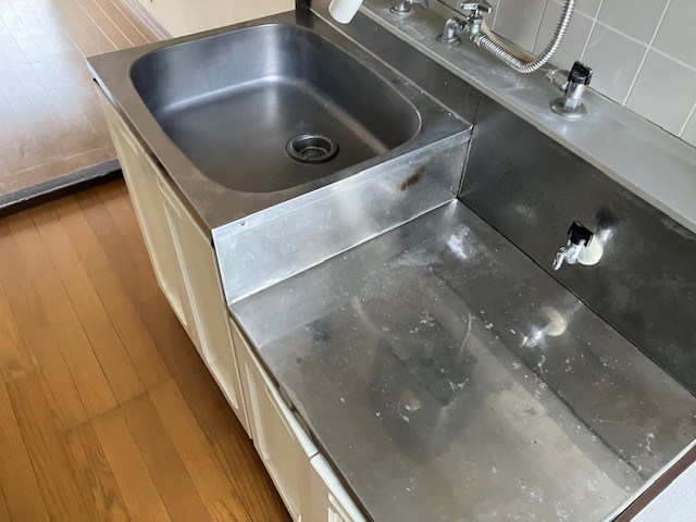 キッチン　2口ガスコンロが設置できます