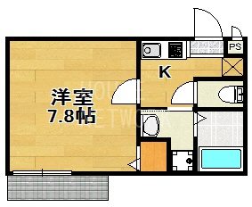 シャンクレールIVの間取り