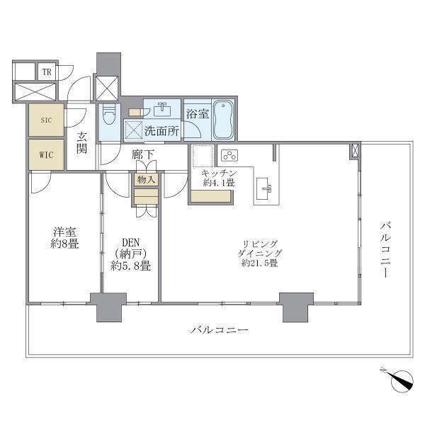 江東区有明のマンションの間取り