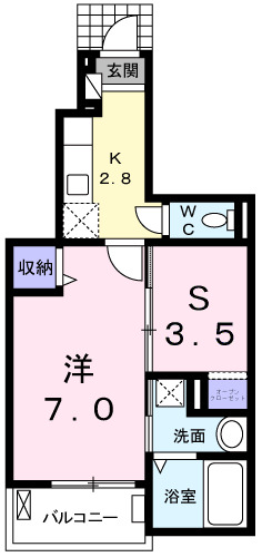 ベルフィオーレの間取り