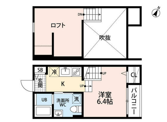 フェリーチェ南熊本の間取り