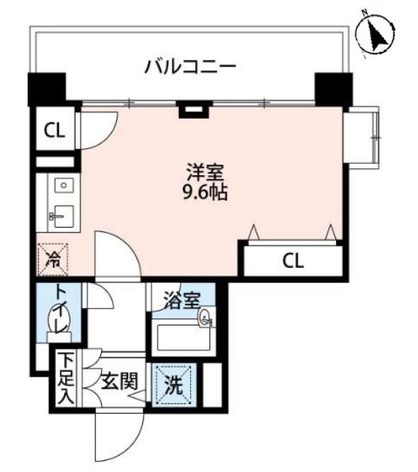 渋谷区桜丘町のマンションの間取り