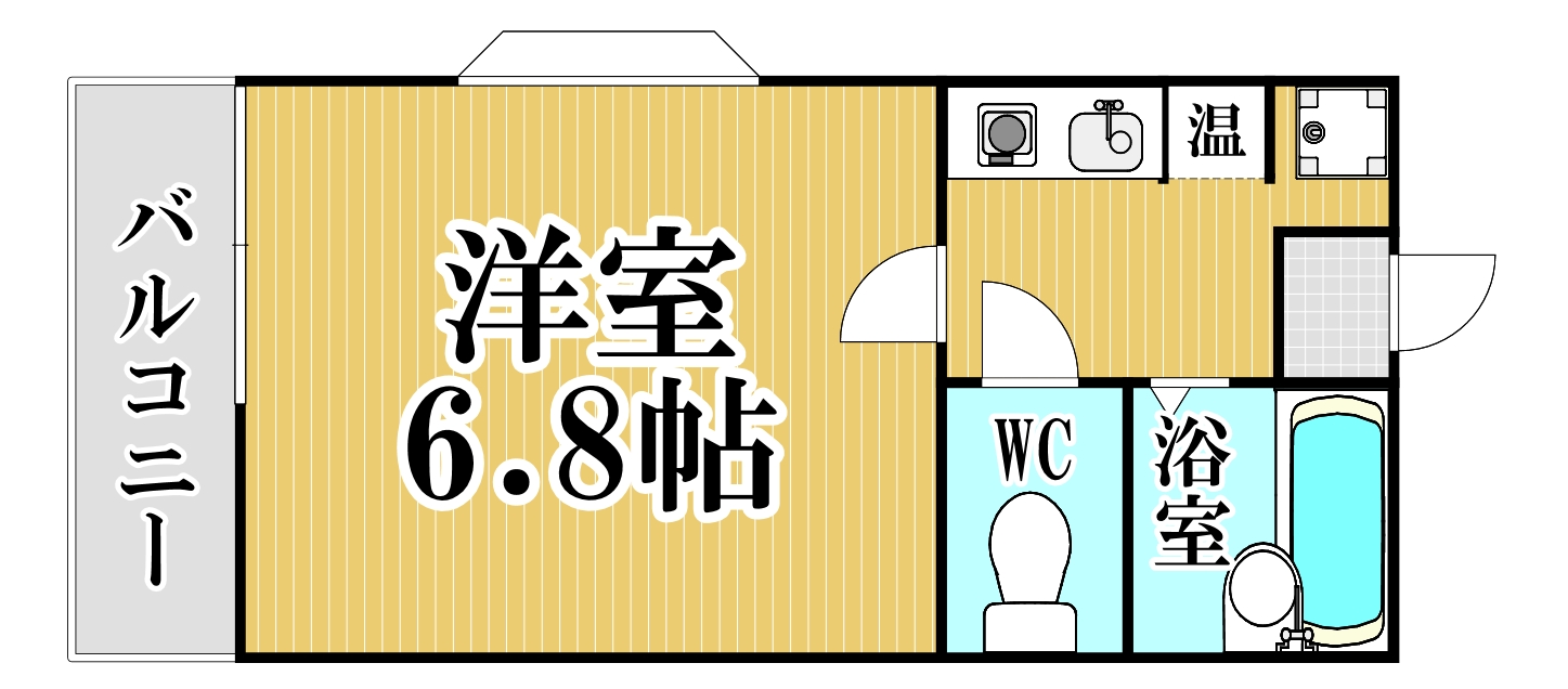 福岡市早良区南庄のマンションの間取り