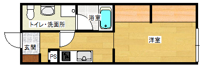 リバーノース中野東の間取り