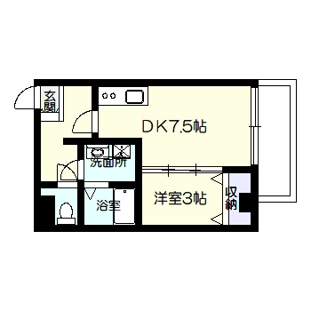 ベルシティ霞城の間取り