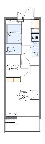 レオパレスアストライアの間取り