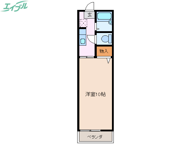 ストーリア西浜田の間取り