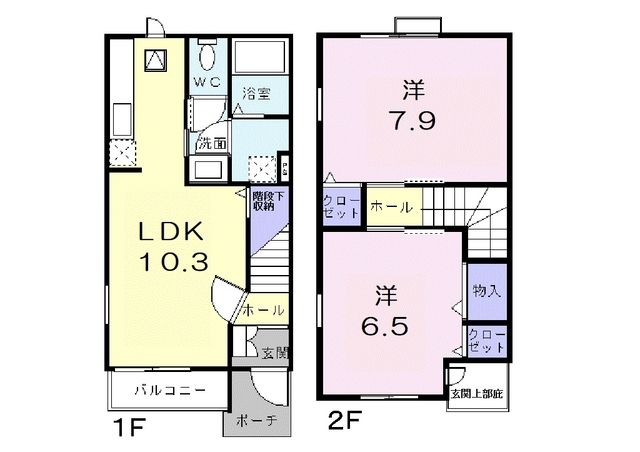 【ル　トン　セランの間取り】