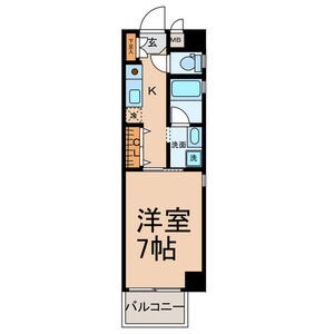 名古屋市北区平手町のマンションの間取り