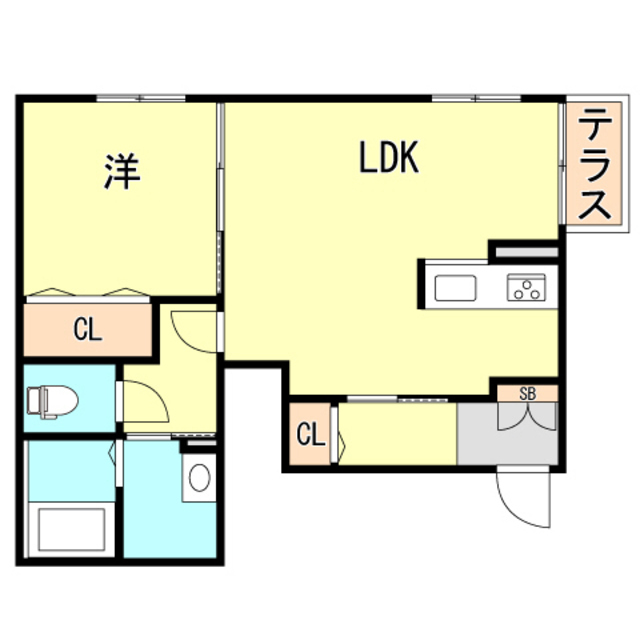 シャーメゾン九華坊の間取り