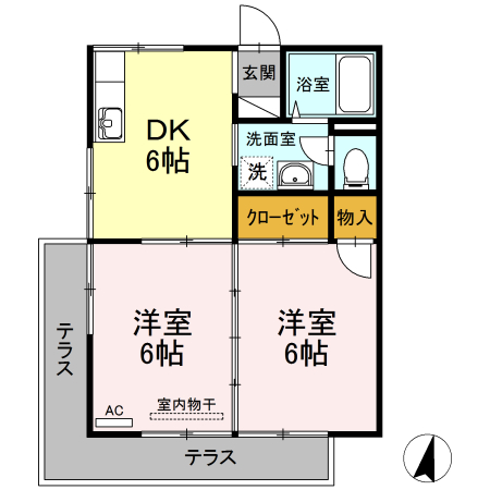 プレジール久保の間取り