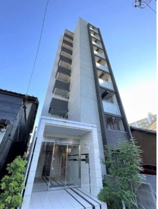 【名古屋市中村区稲葉地本通のマンションの建物外観】