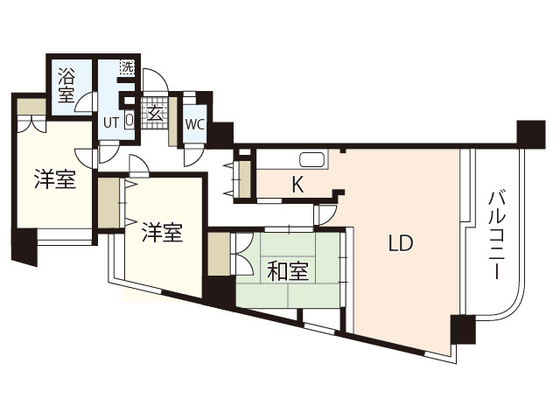 ダイアパレス小町の間取り