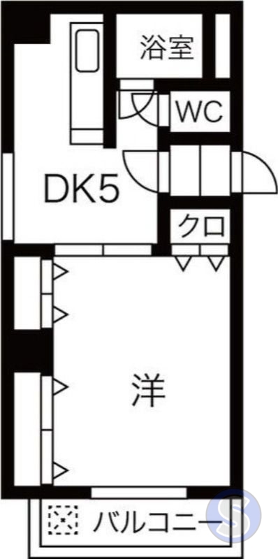 京都市東山区南木之元町のマンションの間取り