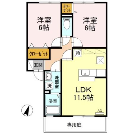 ウィルモア イーストの間取り