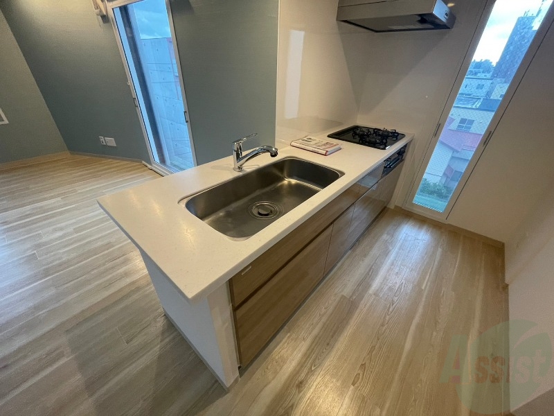 キッチン　キッチンは調理スペースもあり料理がはかどりそうです。