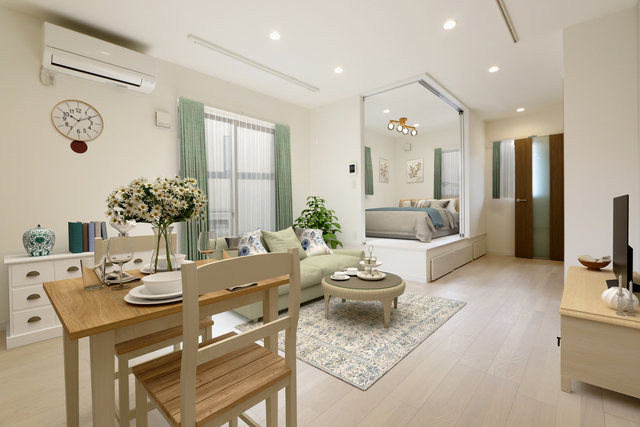 居室・リビング　イメージ画像につき、画像内家具家電は付帯設備ではございません