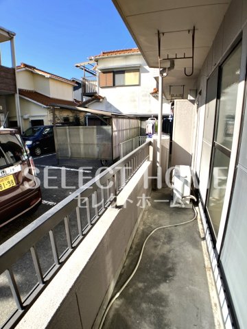 バルコニー　広々としたバルコニーです