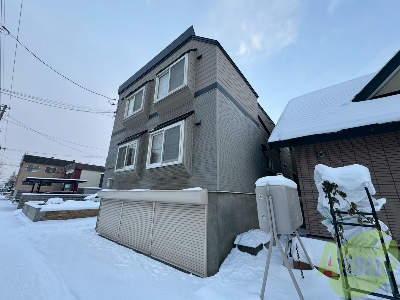 建物外観　札幌市北区新川４条「梨乃ハイツ」