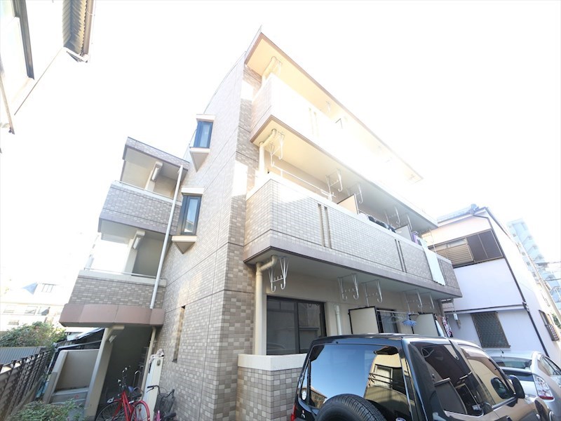 建物外観　外観　外壁タイル張り　集合ポスト有り