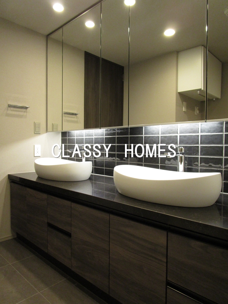 洗面設備　2025年竣工　ロイヤルパークス品川：洗面台