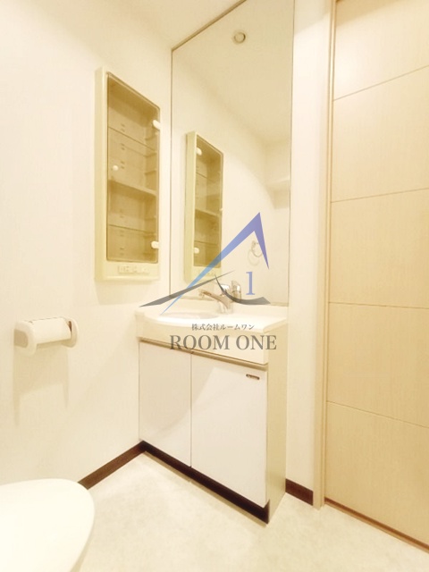 洗面設備　洗面台です。